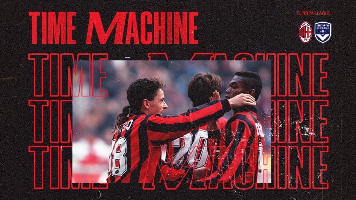 TIME MACHINE: BAGGIO IN AC MILAN v BORDEAUX