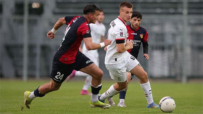 MILAN FUTURO LOTTA MA PERDE 3-2 A GUBBIO