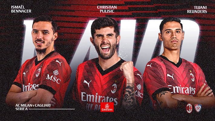 PULISIC IS THE MVP FROM AC MILAN v CAGLIARI