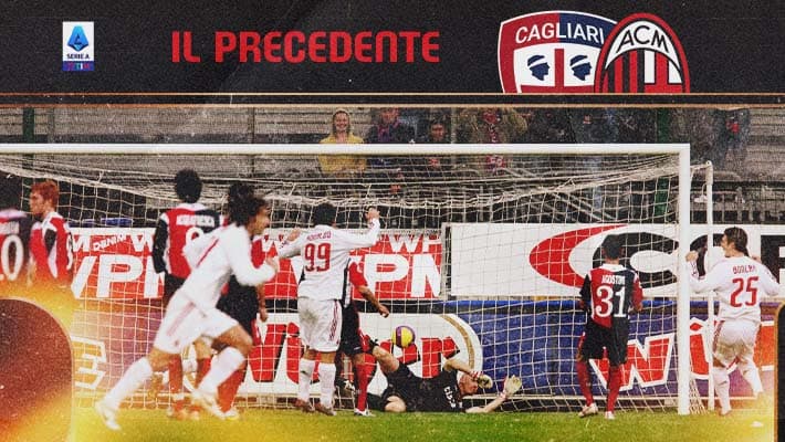 CAGLIARI-MILAN: IL PRECEDENTE