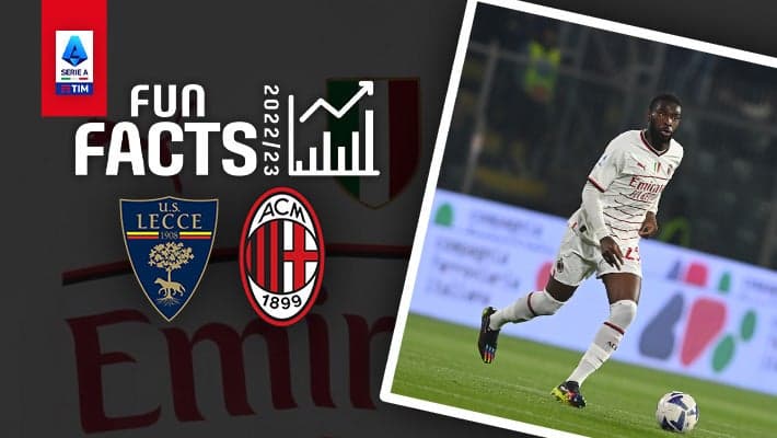 LECCE v AC MILAN: FUN FACTS