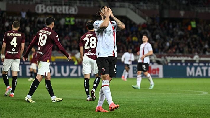 ROSSONERI SCONFITTI IN CASA DEL TORINO