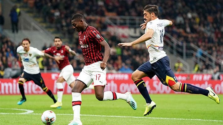 10 STATS AHEAD OF LECCE V AC MILAN