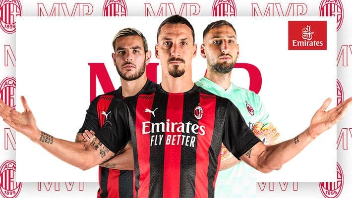 IBRAHIMOVIĆ MVP OF NAPOLI V AC MILAN