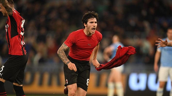 TONALI ALLO SCADERE, L'OLIMPICO È ROSSONERO