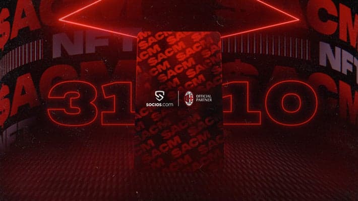 AC MILAN SARÀ IL PRIMO CLUB A LANCIARE GLI NFT CON I CREATORI DI FAN TOKEN CHILIZ