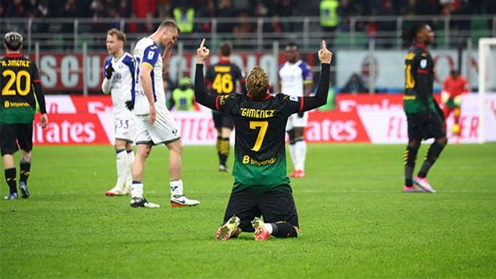 THE ROSSONERI REGISTER NARROW WIN AT SAN SIRO