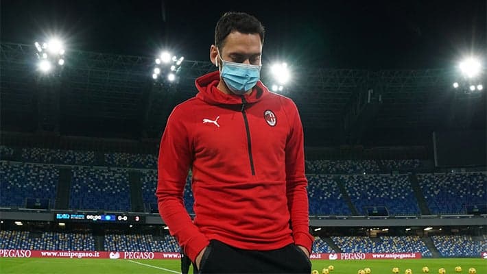 NAPOLI V AC MILAN: THE OFFICIAL LINE-UPS