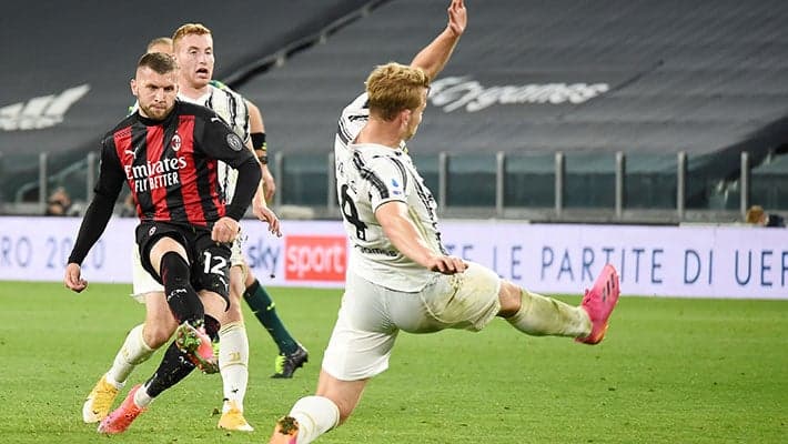 JUVENTUS V AC MILAN: THE NUMBERS FROM THE GAME
