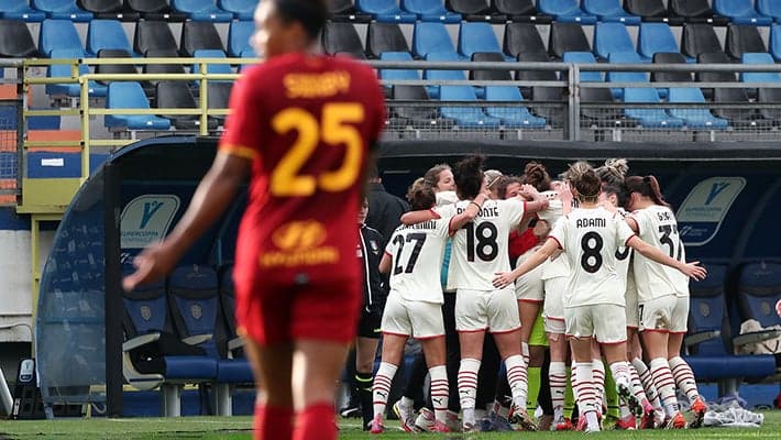 ROSSONERE THROUGH TO THE SUPERCUP FINAL: 2-1 AGAINST ROMA