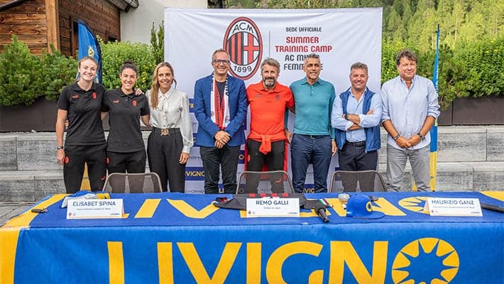 LIVIGNO TO HOST AC MILAN WOMEN'S FIRST TEAM