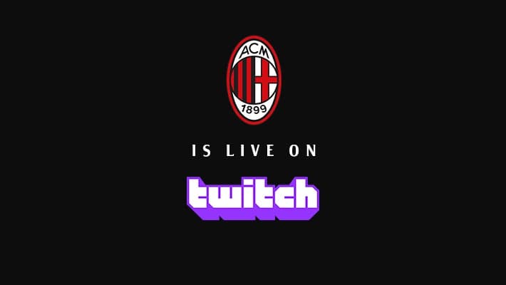 AC MILAN SBARCA SU TWITCH