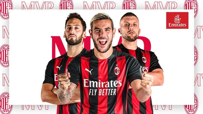 HERNÁNDEZ MVP OF AC MILAN V LAZIO