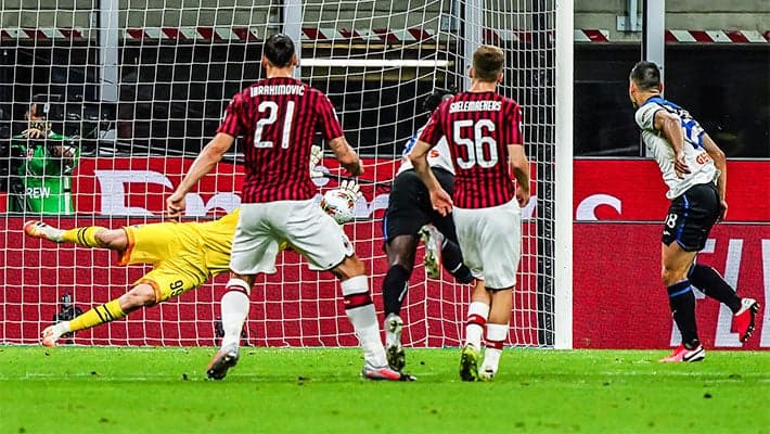 ÇALHA SEGNA, GIGIO PARA MA È 1-1 CON L'ATALANTA