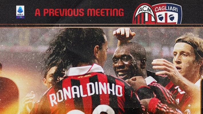 AC MILAN V CAGLIARI: A PREVIOUS MEETING