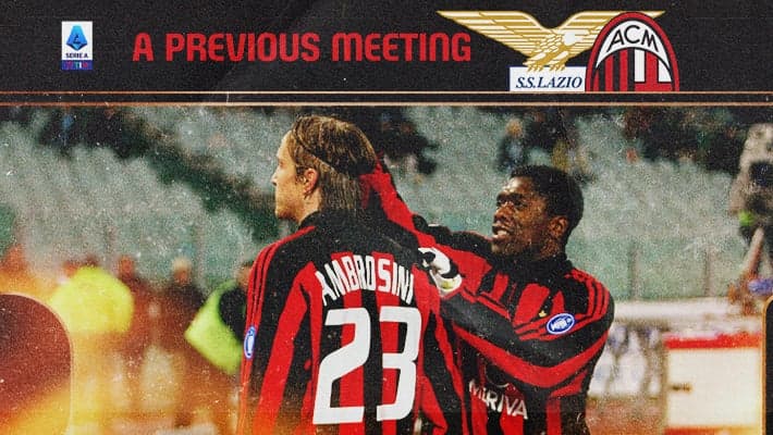 LAZIO v AC MILAN: A PREVIOUS MEETING