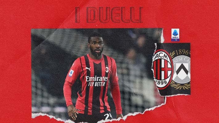 MILAN-UDINESE: I DUELLI