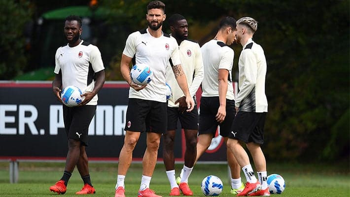 SPEZIA V AC MILAN: SQUAD LIST