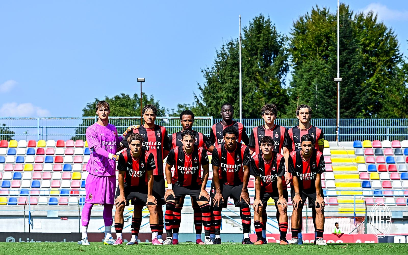 La formazione del Milan Futuro contro il Caldiero Terme