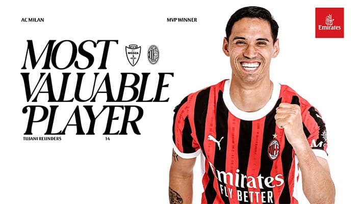 REIJNDERS MVP DI MONZA-MILAN