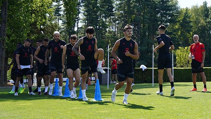 ROSSONERI AL LAVORO VERSO IL MARSIGLIA