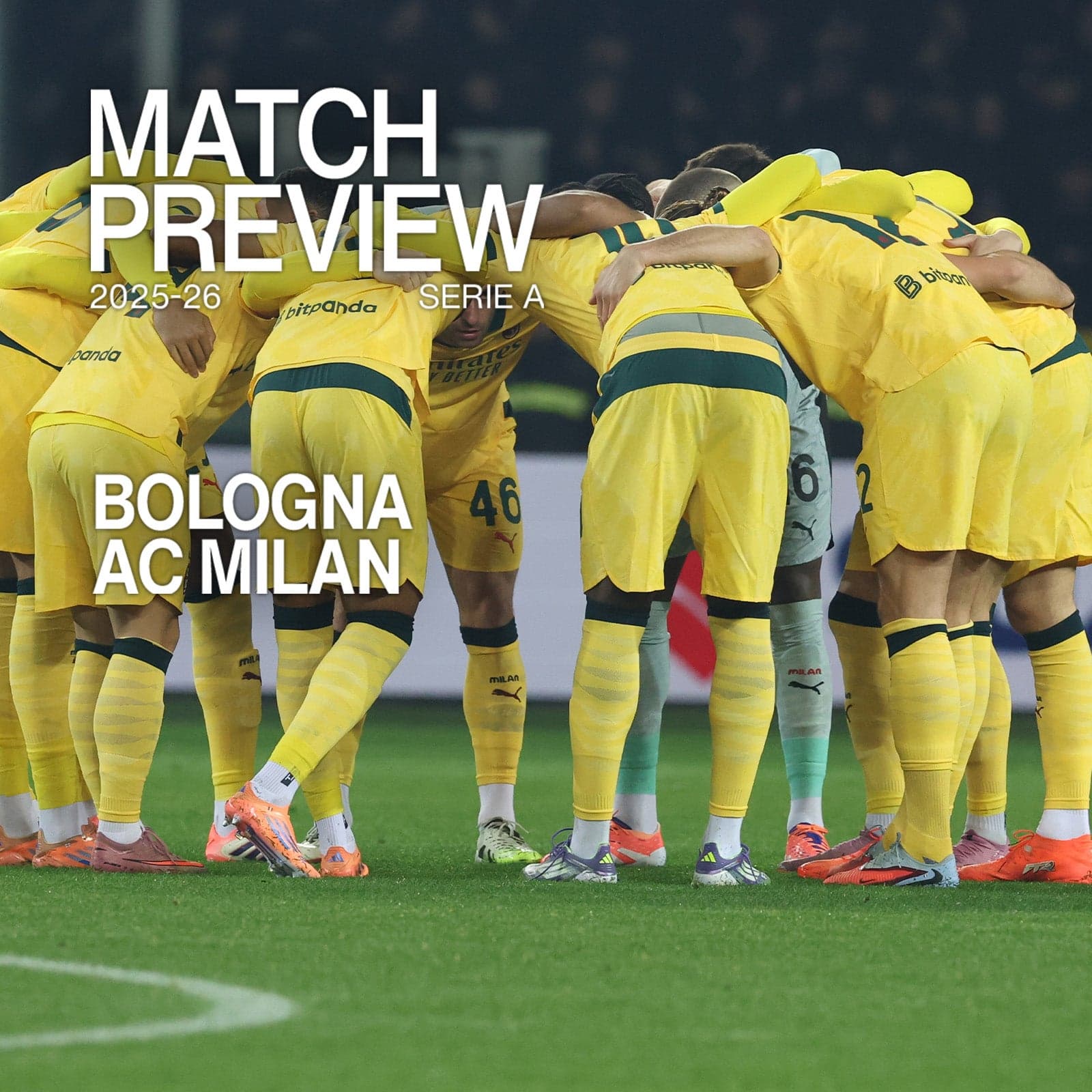 BOLOGNA-MILAN: MATCH PREVIEW