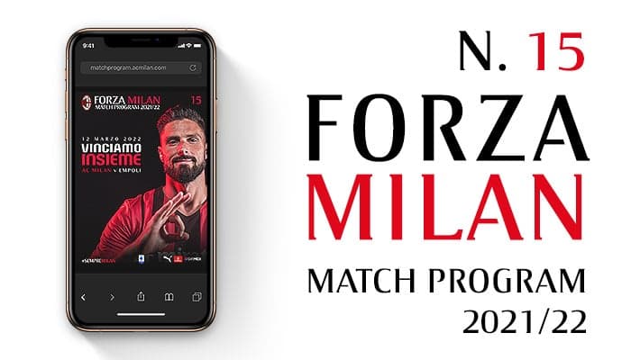 MILAN-EMPOLI: IL MATCH PROGRAM