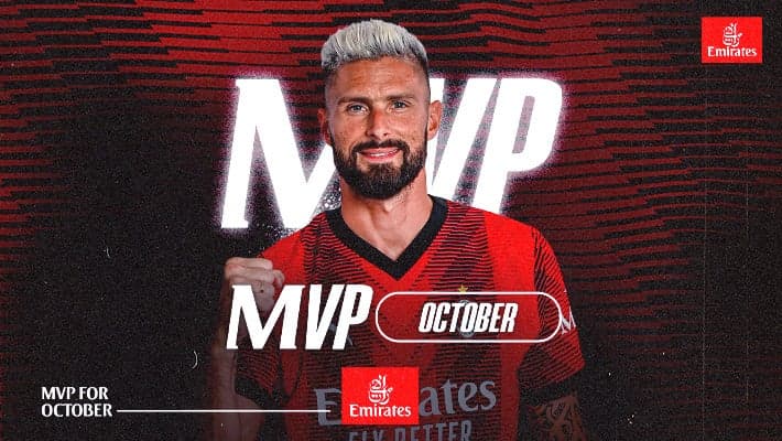 MVP FOR OCTOBER: OLIVIER GIROUD