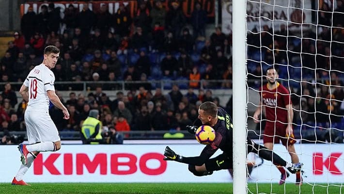 AC MILAN EARN DRAW AWAY TO ROMA