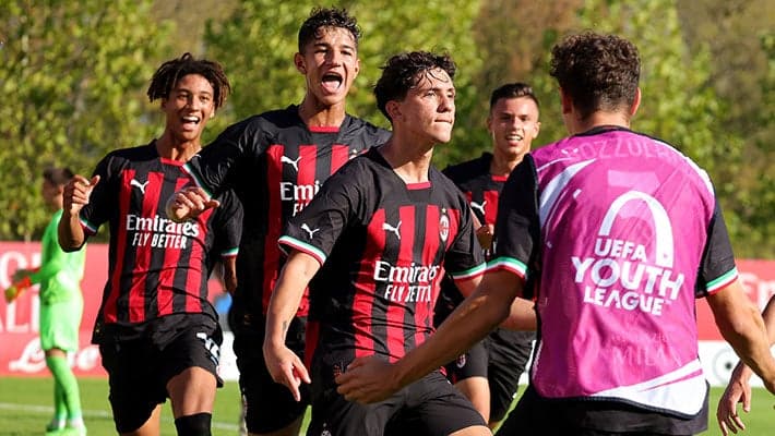 YOUTH LEAGUE: AC MILAN v FC RUH LVIV IN THE ROUND OF 16