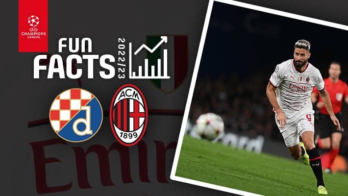 DINAMO ZAGREB v AC MILAN: FUN FACTS