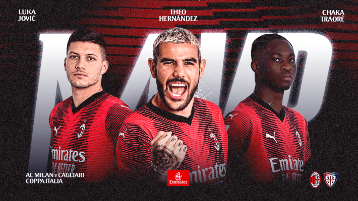 HERNÁNDEZ IS THE MVP FROM AC MILAN v CAGLIARI