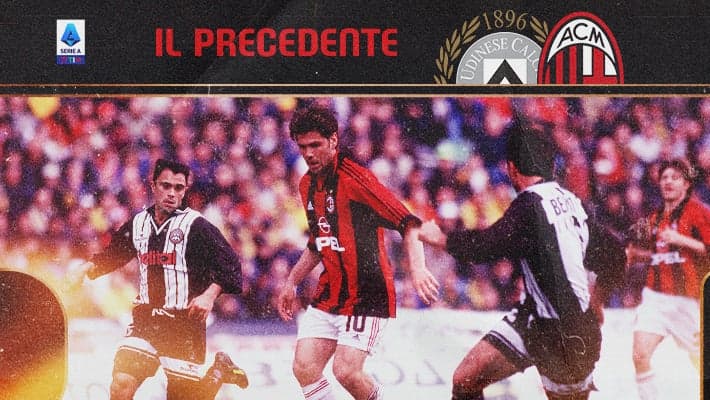 UDINESE-MILAN: IL PRECEDENTE