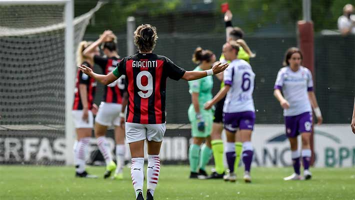 ROSSONERE BATTUTE AL VISMARA: 3-1 FIORENTINA