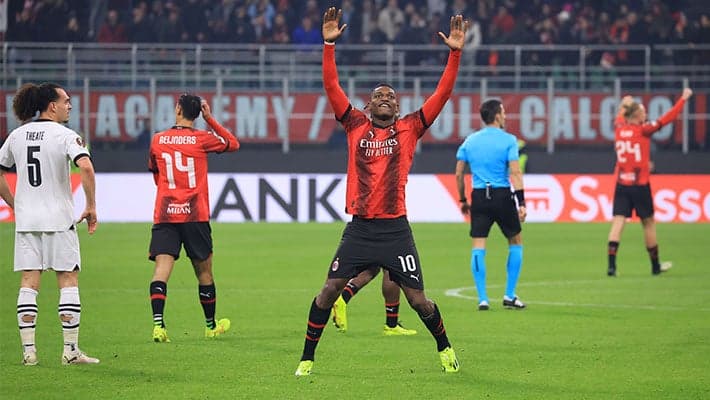 AC MILAN TAKE CONTROL OF PLAY-OFF TIE