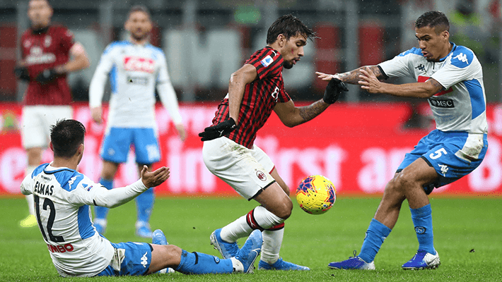 AC MILAN 1-1 NAPOLI: THE MATCH IN NUMBERS