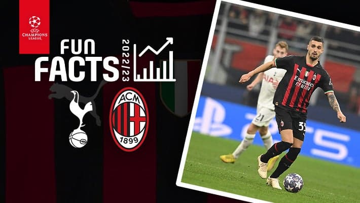TOTTENHAM v AC MILAN: FUN FACTS