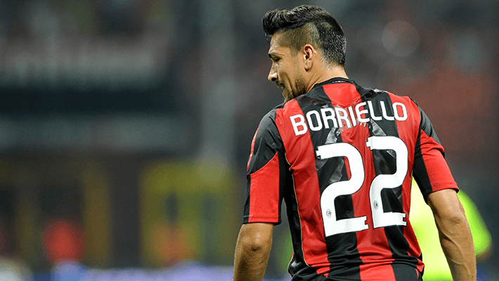 #TBT: BORRIELLO'S LAST-EVER ROSSONERI STRIKE IN THE EMIRATES CUP