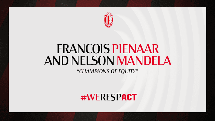 MANDELA E PIENAAR: "CHAMPIONS OF EQUITY" DEL MANIFESTO "RESPACT"