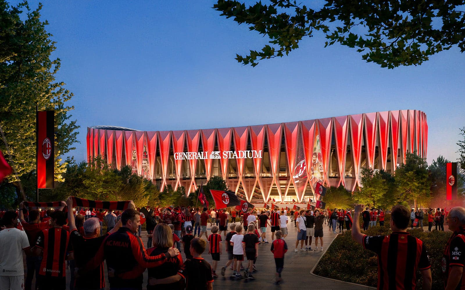 A world-class facility: the new home of AC Milan, Inter and their fans