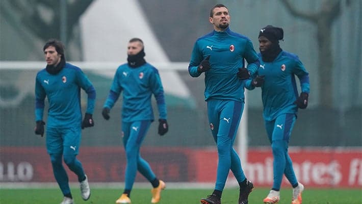 SPARTA PRAHA V AC MILAN: SQUAD LIST