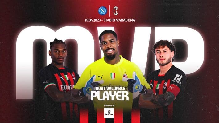 MAIGNAN IS THE MVP FROM NAPOLI v AC MILAN