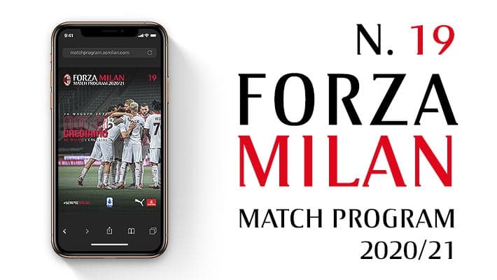 AC MILAN v CAGLIARI: THE MATCH PROGRAM