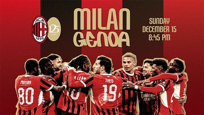 AC MILAN v GENOA: THE MATCH TO CELEBRATE THE 125TH ANNIVERSARY OF THE CLUB