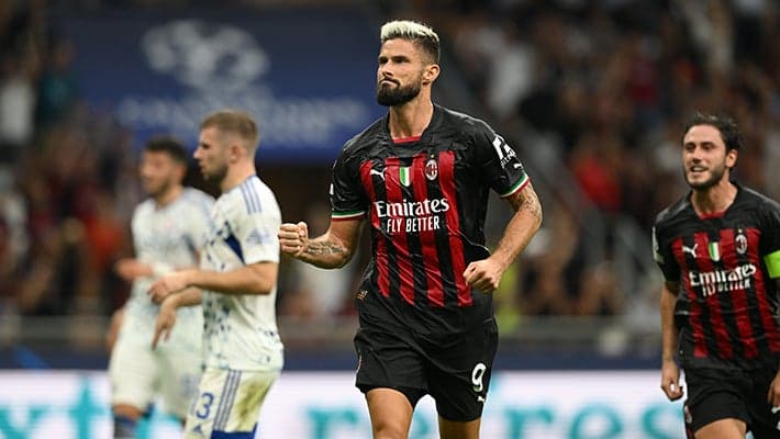 AC MILAN WIN CHAMPIONS LEAGUE HOME OPENER TO DINAMO ZAGREB