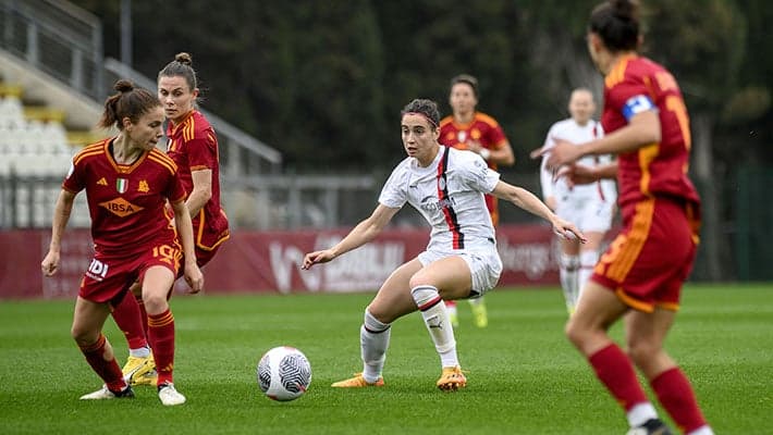 ROSSONERE SCONFITTE A ROMA