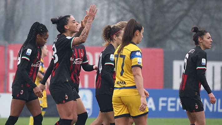 A WINNING RETURN TO LEAGUE ACTION FOR THE ROSSONERE