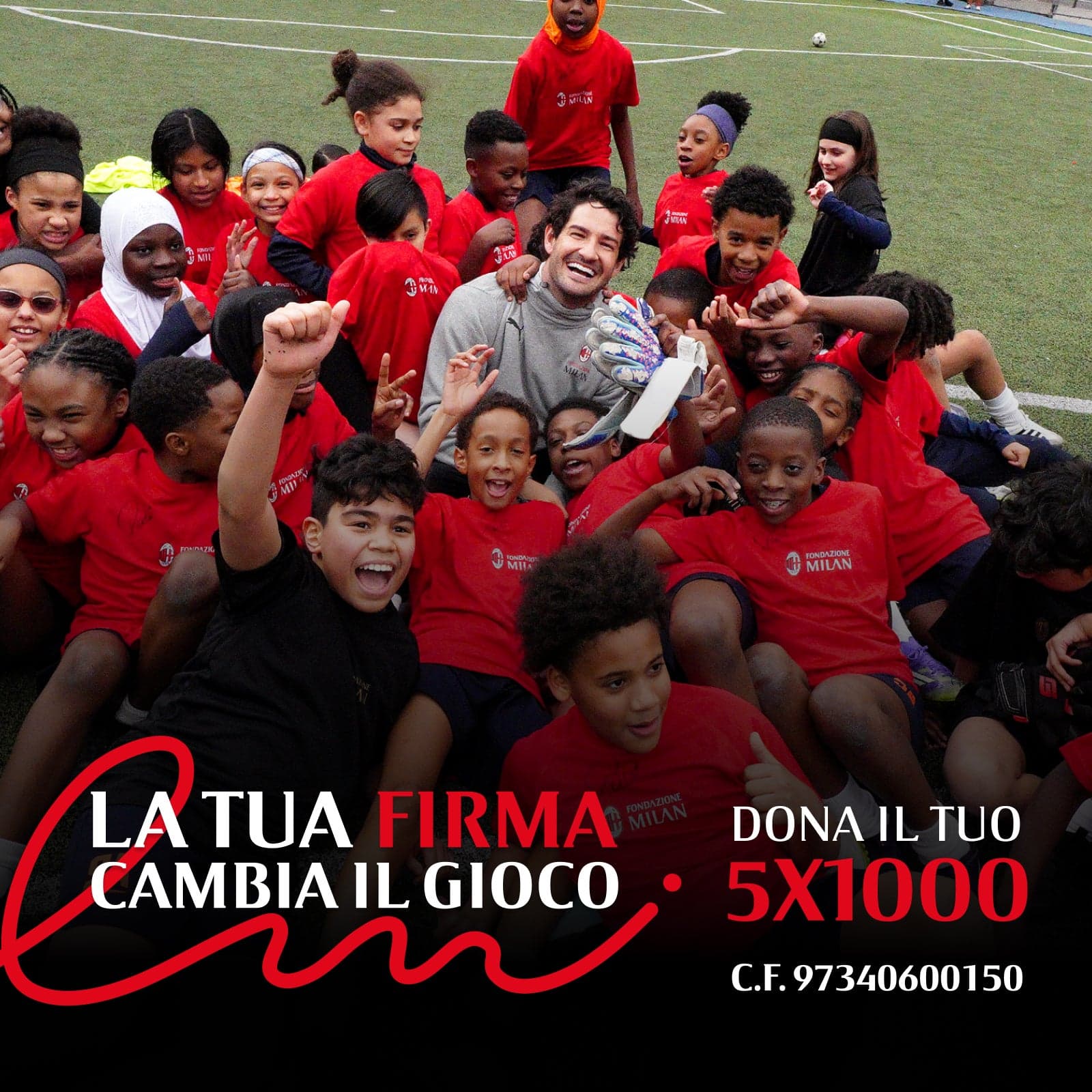 WITH FONDAZIONE MILAN, "LA TUA FIRMA CAMBIA IL GIOCO"