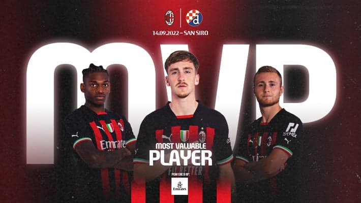 SAELEMAEKERS IS THE MVP FROM AC MILAN V DINAMO ZAGREB