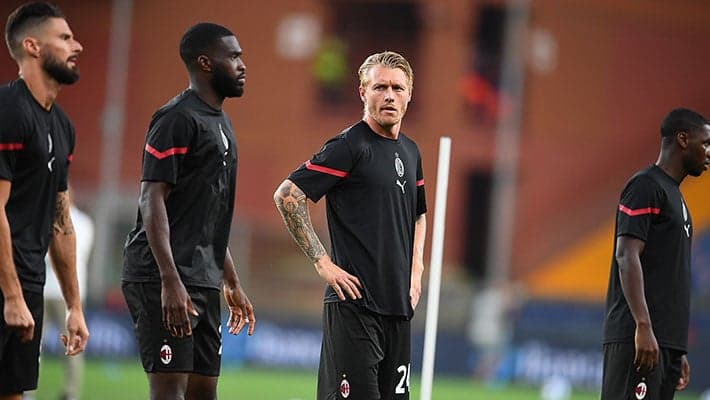 SAMPDORIA V AC MILAN: THE OFFICIAL LINE-UPS